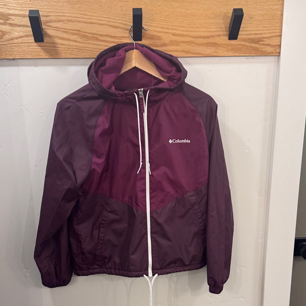 Columbia Maroon Hooded Jacket